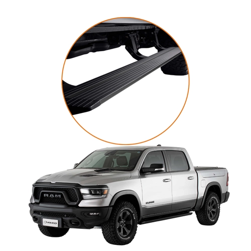 ESTRIBO LATERAL ELÉTRICO RETRÁTIL RAM 1500 RAMBOX 2019-2026 KEKO