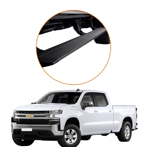 ESTRIBO LATERAL ELÉTRICO RETRÁTIL SILVERADO 2022-2026 KEKO