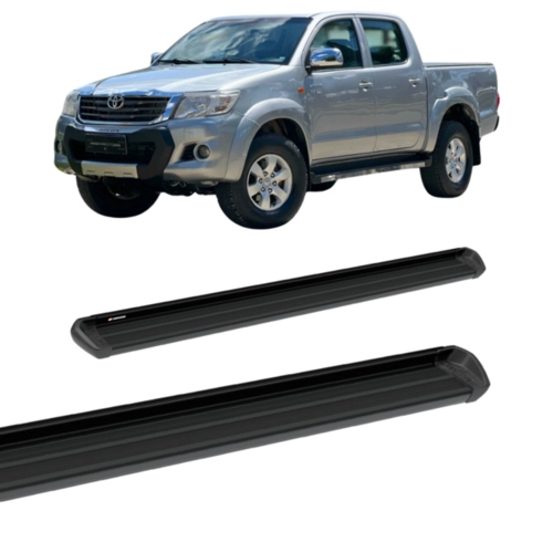 ESTRIBO INTEGRAL K1 HILUX CABINE DUPLA 2005 À 2015
