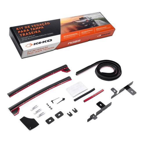 KIT VEDAÇÃO DE CAÇAMBA TAMPA TRASEIRA F150 2016-2026 KEKO