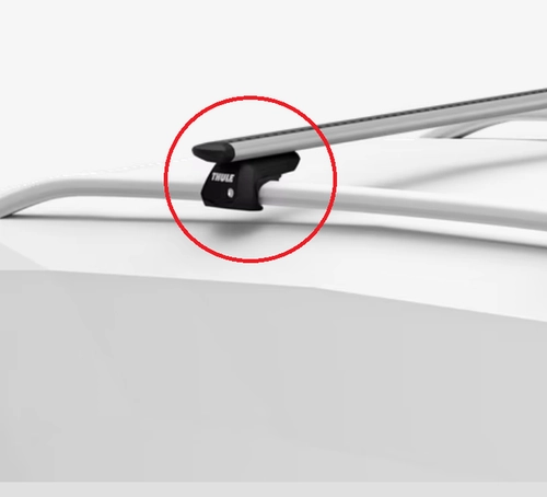 SUPORTE DE BARRA WINGBAR EVO THULE COM LONGARINA 7104