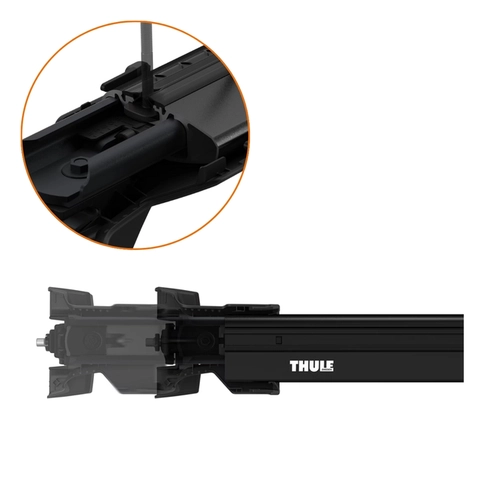 BARRA THULE WINGBAR EDGE 104CM PRETA UNITARIO