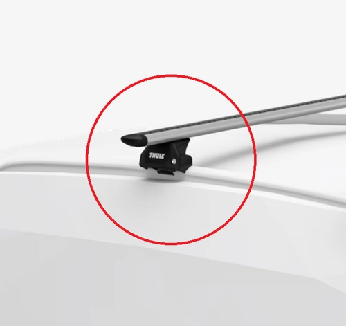 SUPORTE DE BARRAS WINGBAR EVO THULE LONGARINA INTEGRADA 7106