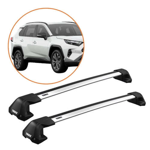 RACK DE TETO ASX 10-22 THULE WINGBAR EDGE ALUMINIO COMPLETO