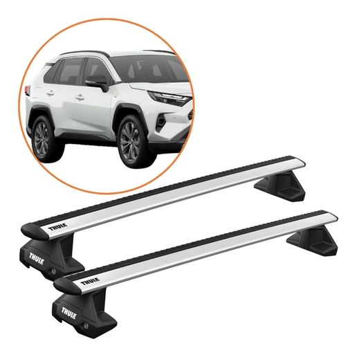 RACK DE TETO ASX 10-22 THULE WINGBAR EVO ALUMINIO COMPLETO