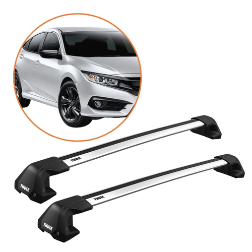 RACK DE TETO CIVIC 16-22 THULE WINGBAR EDGE COMPLETO