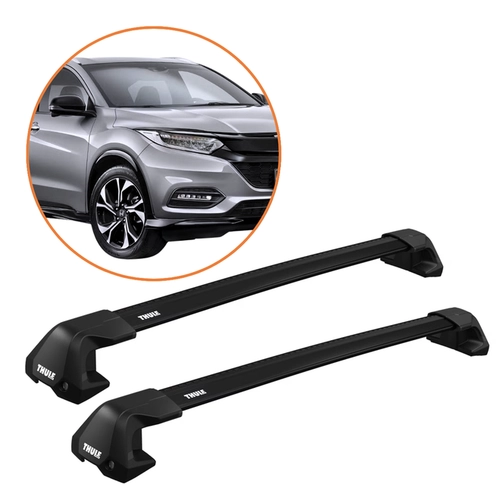 RACK DE TETO HR-V 15-21 THULE WINGBAR EDGE PRETO COMPLETO