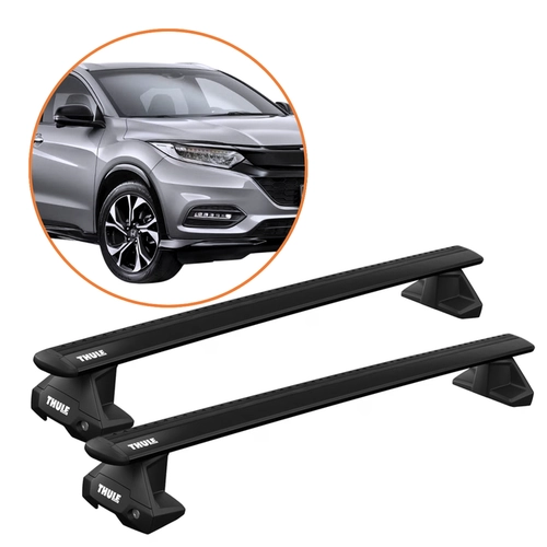 RACK DE TETO HR-V 15-21 THULE WINGBAR EVO PRETO COMPLETO