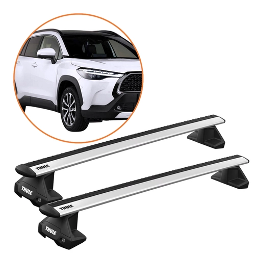 RACK DE TETO COROLLA CROSS THULE WINGBAR EVO COMPLETO