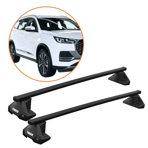 RACK DE TETO TIGGO 8 PRO PHEV THULE SQUAREBAR COMPLETO