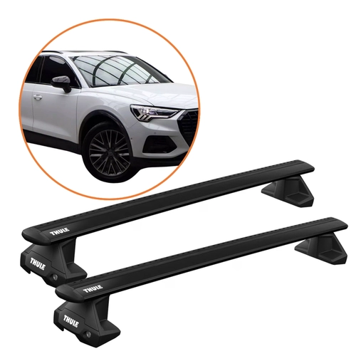 RACK DE TETO Q3 19-26 THULE WINGBAR EVO PRETO COMPLETO