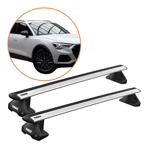 RACK DE TETO Q3 19-26 THULE WINGBAR EVO ALUMINIO COMPLETO