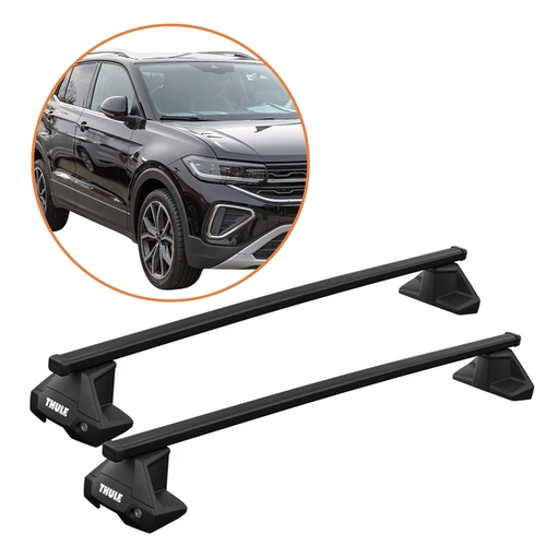 RACK DE TETO TCROSS 19-24 THULE SQUAREBAR COMPLETO