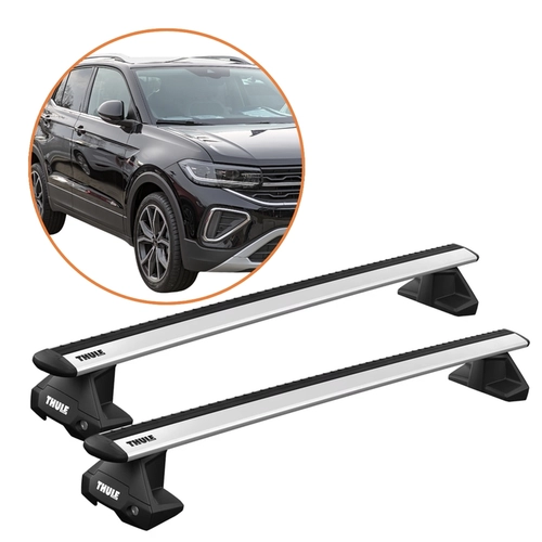 RACK DE TETO TCROSS THULE WINGBAR EVO ALUMINIO COMPLETO