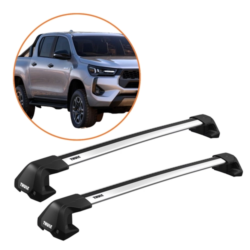 RACK DE TETO HILUX 16-26 THULE WINGBAR EDGE ALUMINIO COMPLETO