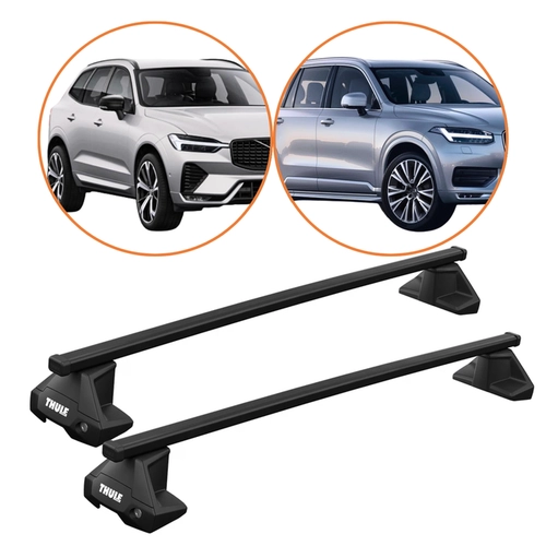 RACK DE TETO XC60 XC90 THULE SQUAREBAR COMPLETO