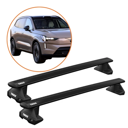 RACK DE TETO VOLVO EX90 THULE WINGBAR EVO PRETO