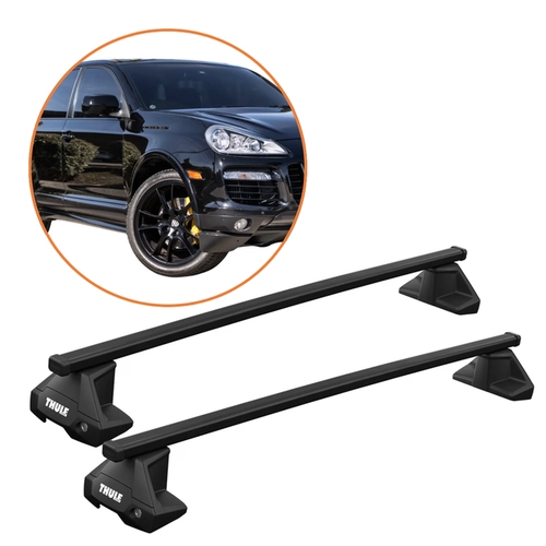 RACK DE TETO CAYENNE 02-09 THULE SQUAREBAR COMPLETO