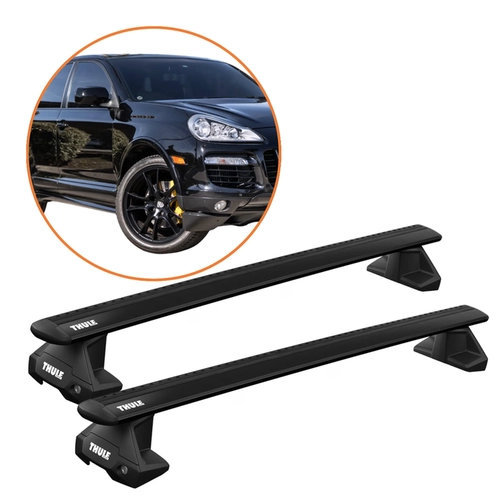 RACK DE TETO CAYENNE 02-09 THULE WINGBAR EVO PRETO