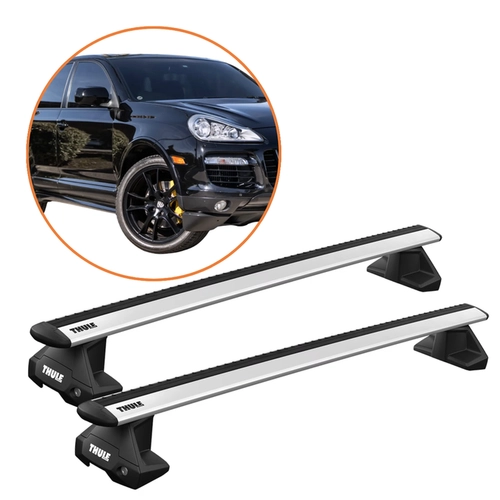 RACK DE TETO CAYENNE 02-09 THULE WINGBAR EVO COMPLETO