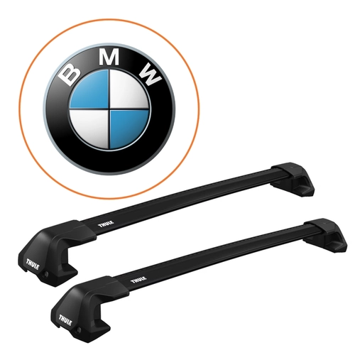 RACK DE TETO BMW THULE WINGBAR EDGE PRETO COMPLETO