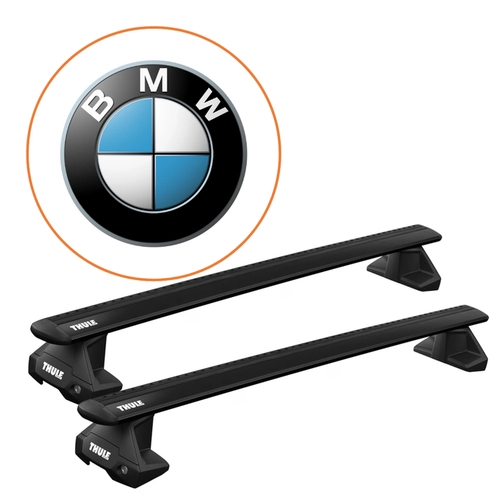 RACK DE TETO BMW THULE WINGBAR EVO PRETO COMPLETO