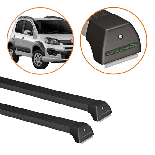 RACK DE TETO UNO WAY 11-26 PRETO LONG LIFE SPORT