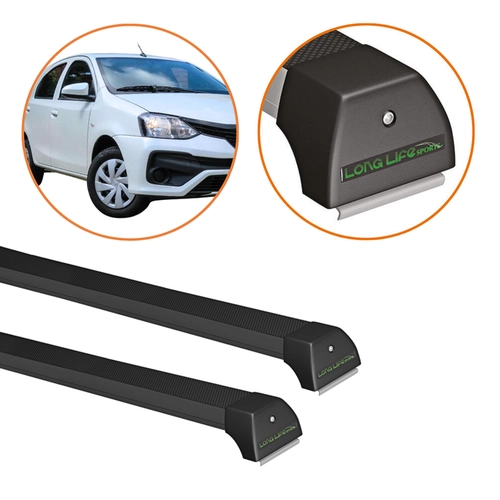 RACK DE TETO ETIOS 13-23 PRETO LONG LIFE SPORT