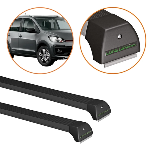 RACK DE TETO UP TODOS PRETO LONG LIFE SPORT
