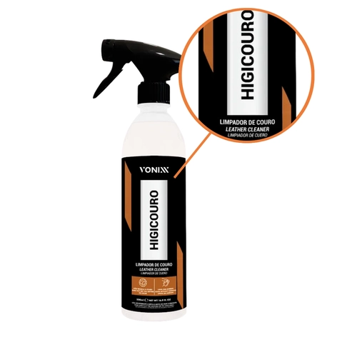 LIMPADOR E HIGIENIZADOR DE COURO HIGICOURO 500ML VONIXX