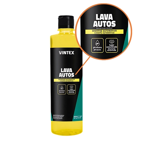 KIT LIMPEZA COMPLETA VINTEX LAVA AUTOS PRETINHO LIMPA VIDROS