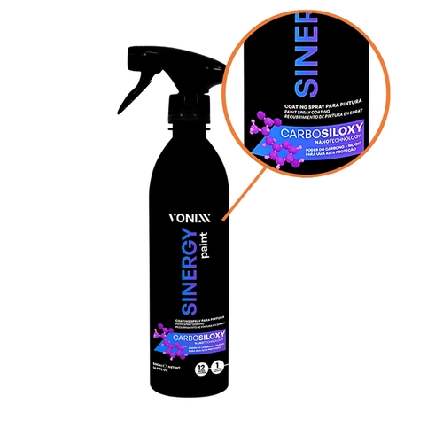 VITRIFICADOR AUTOMOTIVO SPRAY SINERGY PAINT 500ML VONIXX