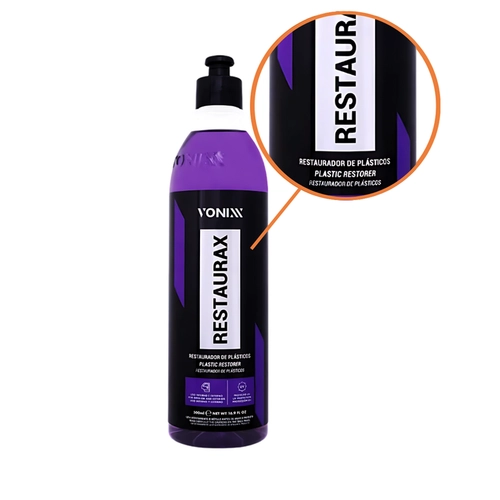 RESTAURADOR DE PLASTICO LIQUIDO RESTAURAX 500ML VONIXX