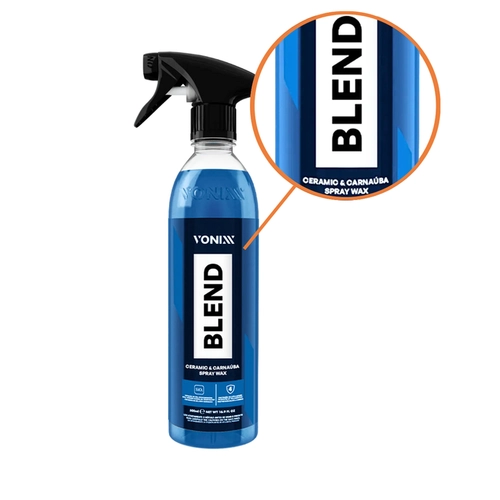 BLEND CERA LIQUIDA CARNAUBA E CERAMICA SPRAY 500ML VONIXX