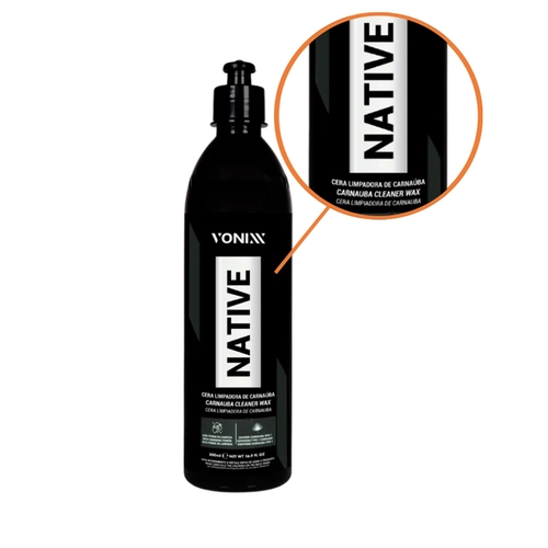 CERA CARNAUBA PASTA NATIVE CLEANER WAX 500ML VONIXX