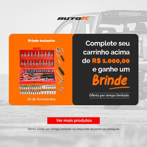  Carrinho acima de R$ 1000,00 para ganhar brinde 