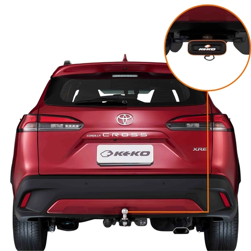 ENGATE DE REBOQUE REMOVÍVEL COROLLA CROSS 2021-2026 KEKO K2