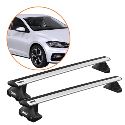 RACK DE TETO POLO THULE WINGBAR EVO ALUMINIO COMPLETO