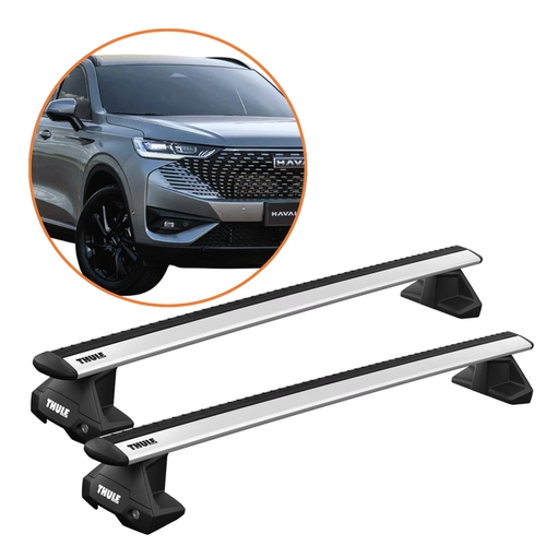 RACK DE TETO HAVAL H6 THULE WINGBAR EVO ALUMINIO COMPLETO