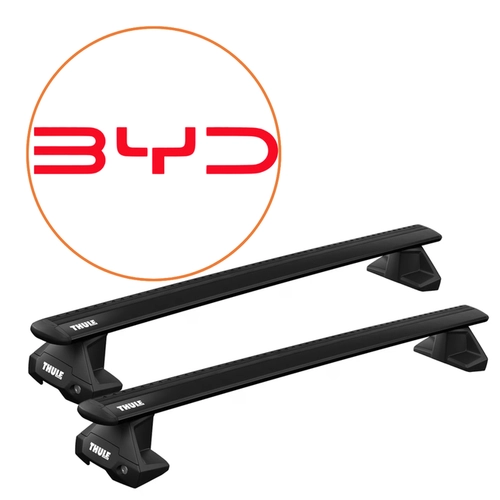 RACK DE TETO BYD THULE WINGBAR EVO PRETO COMPLETO