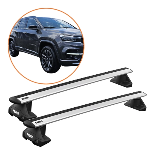 RACK DE TETO COMMANDER THULE WINGBAR EVO ALUMINIO COMPLETO